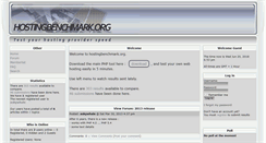 Desktop Screenshot of hostingbenchmark.org