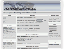 Tablet Screenshot of hostingbenchmark.org